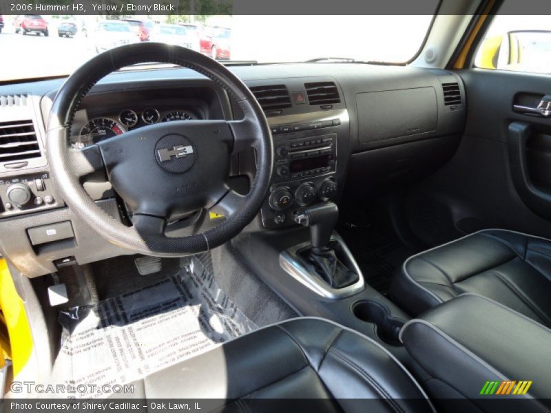 Ebony Black Interior - 2006 H3  