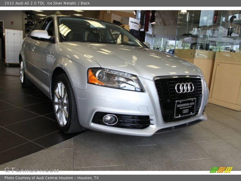 Ice Silver Metallic / Black 2013 Audi A3 2.0 TDI