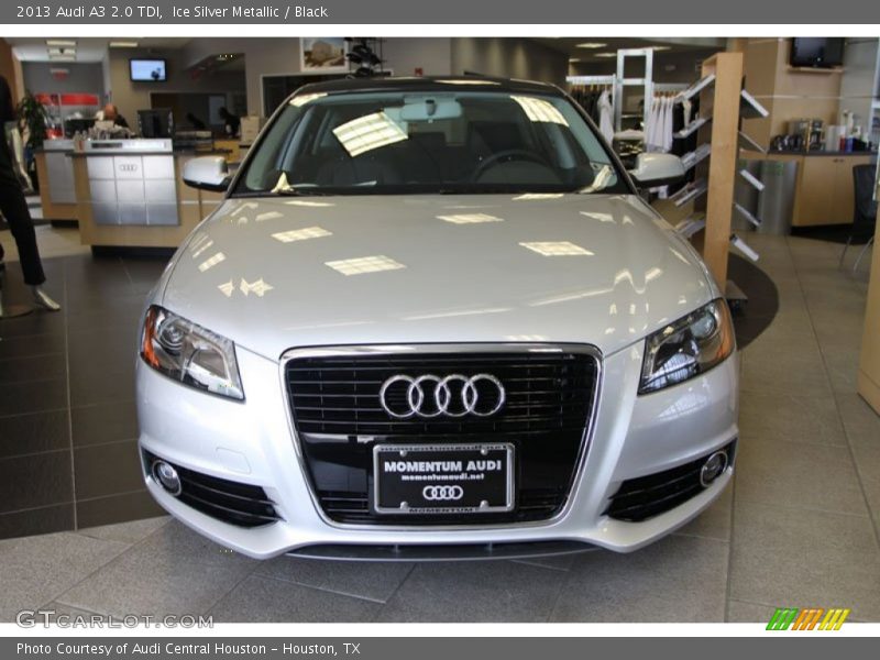 Ice Silver Metallic / Black 2013 Audi A3 2.0 TDI