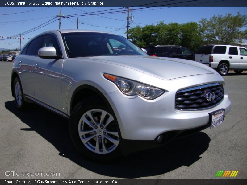 Liquid Platinum Metallic / Graphite 2009 Infiniti FX 35