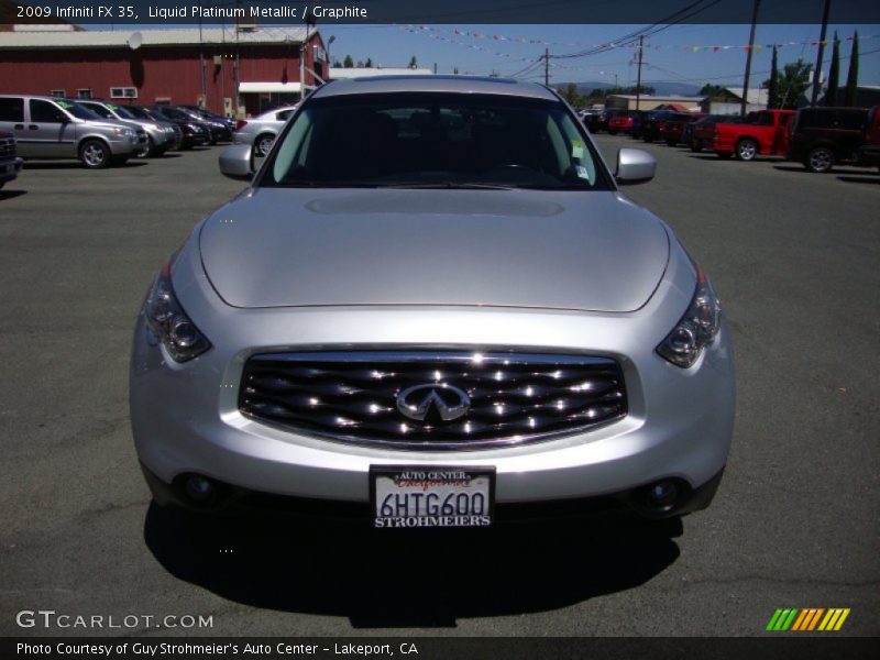 Liquid Platinum Metallic / Graphite 2009 Infiniti FX 35