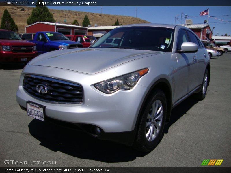 Liquid Platinum Metallic / Graphite 2009 Infiniti FX 35