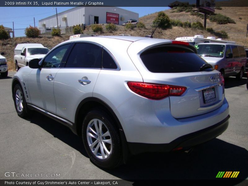 Liquid Platinum Metallic / Graphite 2009 Infiniti FX 35