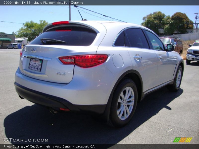 Liquid Platinum Metallic / Graphite 2009 Infiniti FX 35