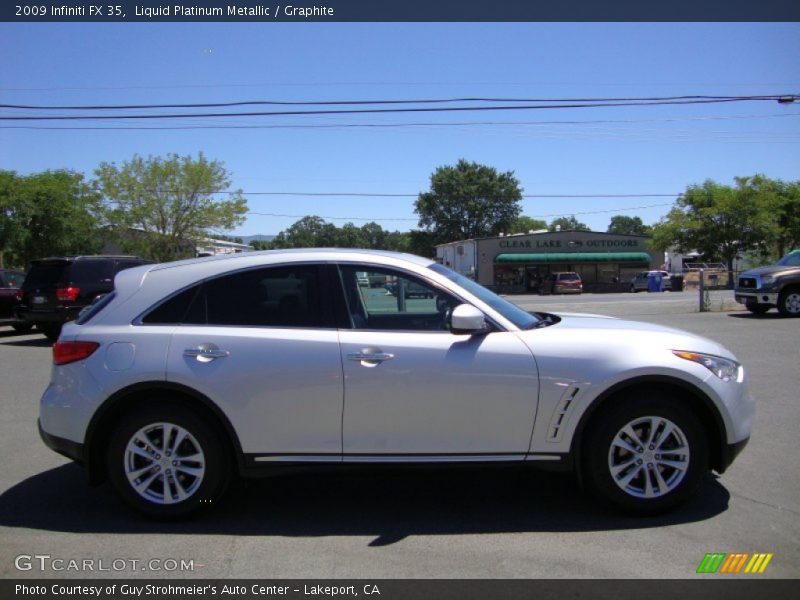 Liquid Platinum Metallic / Graphite 2009 Infiniti FX 35