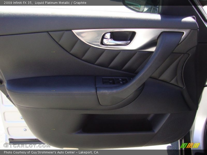 Liquid Platinum Metallic / Graphite 2009 Infiniti FX 35