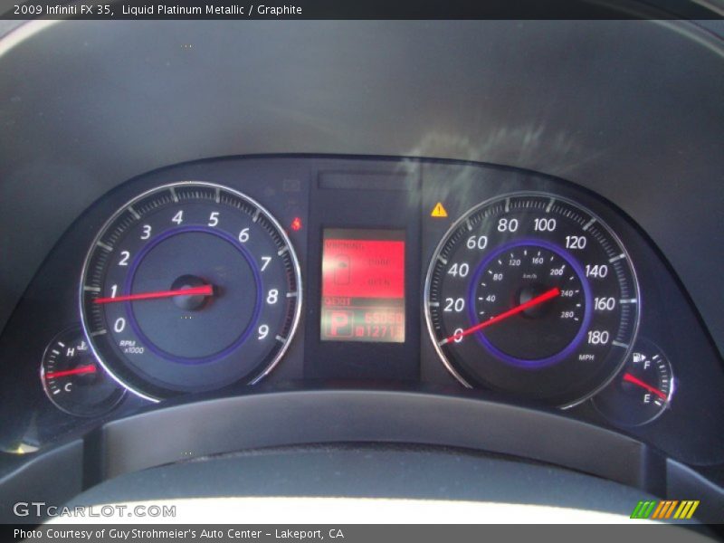 Liquid Platinum Metallic / Graphite 2009 Infiniti FX 35
