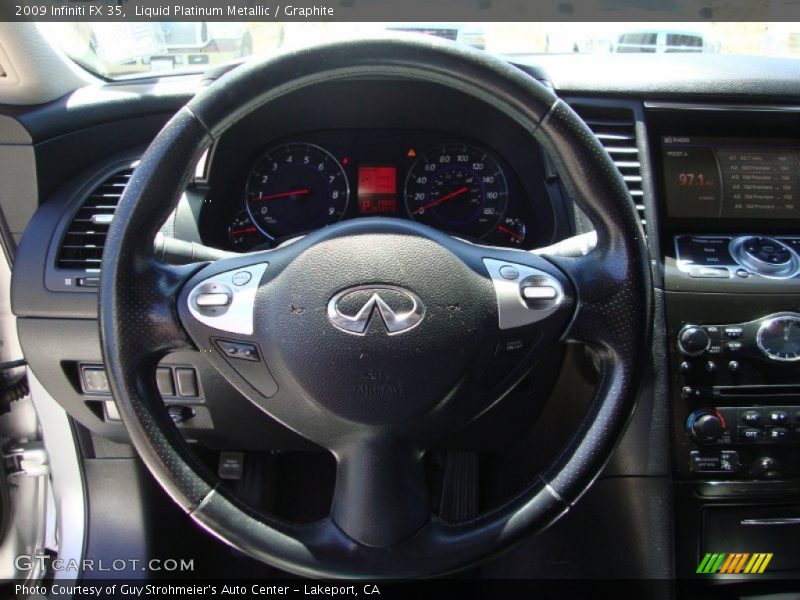 Liquid Platinum Metallic / Graphite 2009 Infiniti FX 35