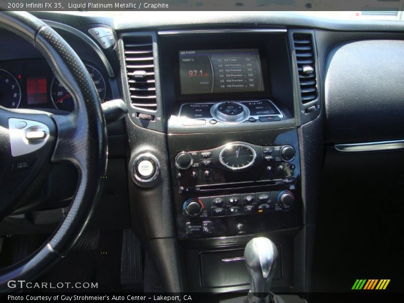 Liquid Platinum Metallic / Graphite 2009 Infiniti FX 35