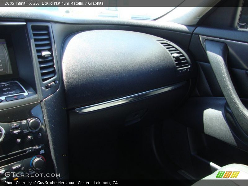 Liquid Platinum Metallic / Graphite 2009 Infiniti FX 35