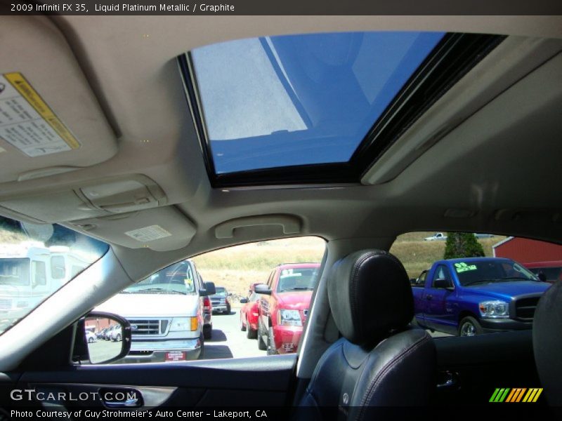 Liquid Platinum Metallic / Graphite 2009 Infiniti FX 35