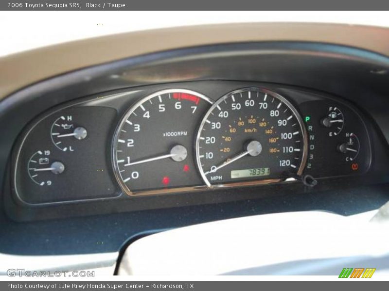 Black / Taupe 2006 Toyota Sequoia SR5