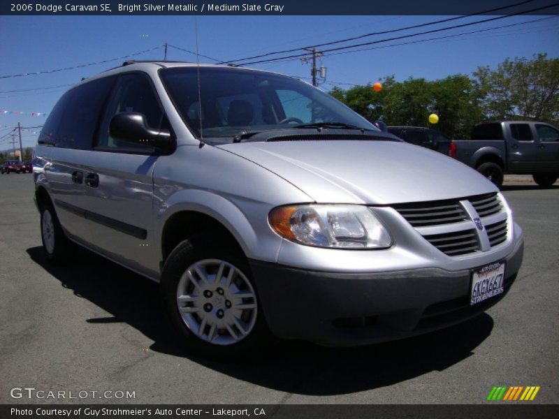 Bright Silver Metallic / Medium Slate Gray 2006 Dodge Caravan SE