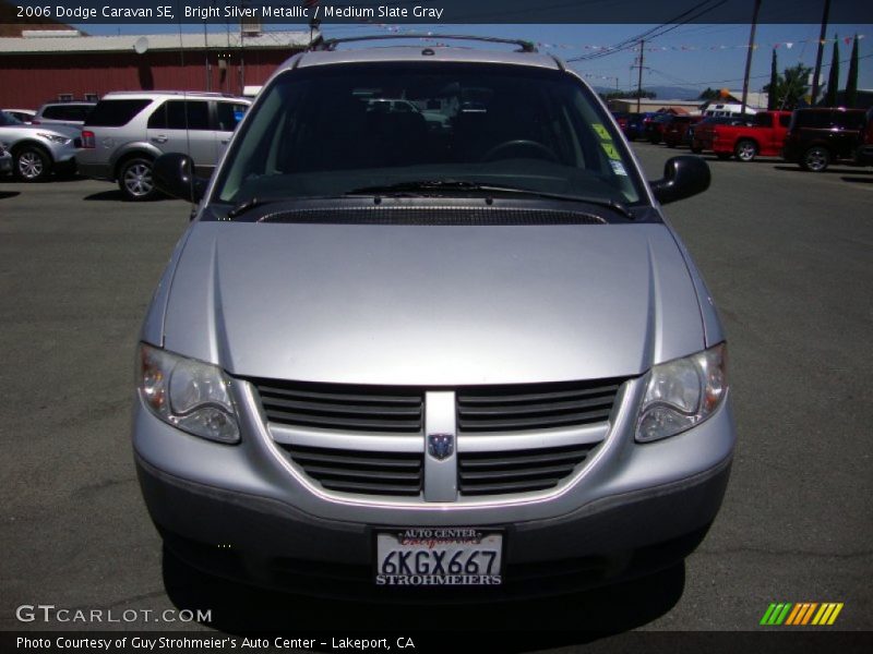 Bright Silver Metallic / Medium Slate Gray 2006 Dodge Caravan SE