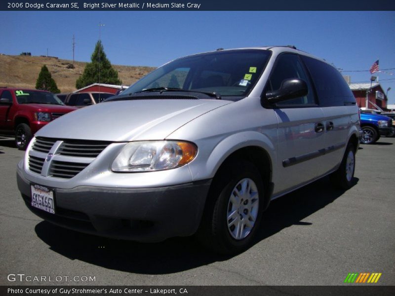 Bright Silver Metallic / Medium Slate Gray 2006 Dodge Caravan SE