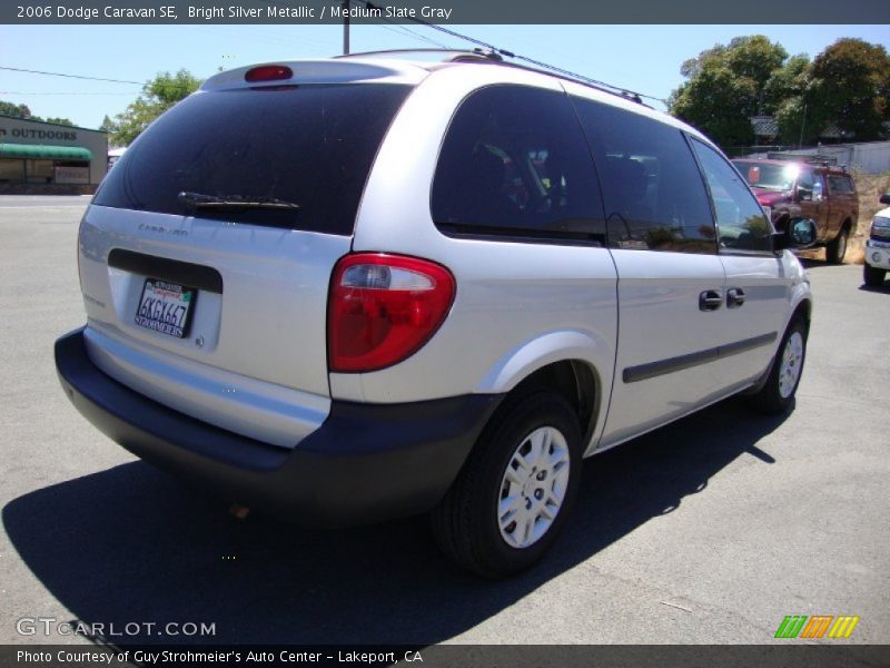 Bright Silver Metallic / Medium Slate Gray 2006 Dodge Caravan SE