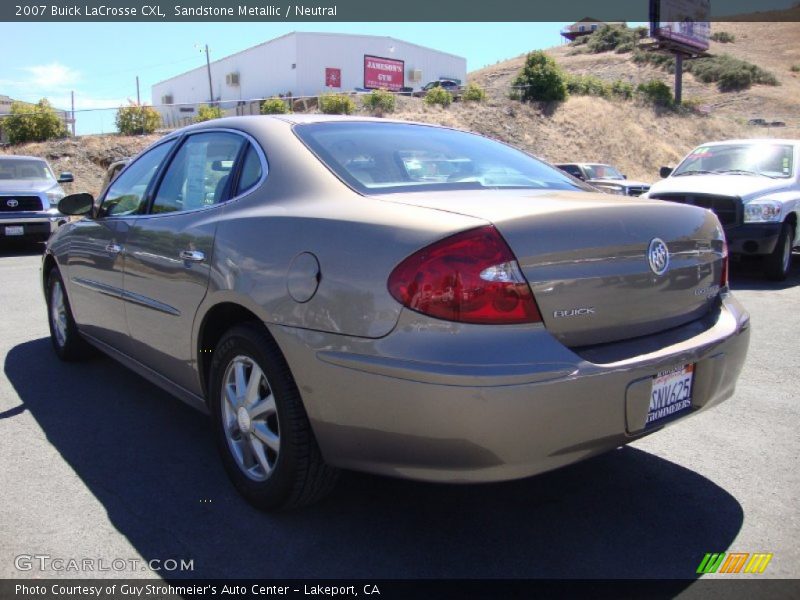 Sandstone Metallic / Neutral 2007 Buick LaCrosse CXL