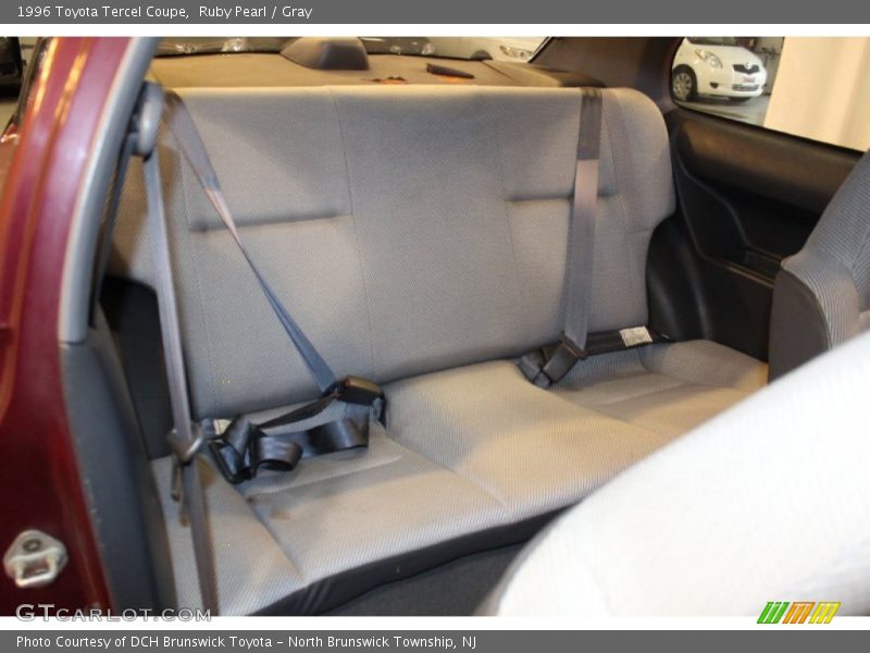 Ruby Pearl / Gray 1996 Toyota Tercel Coupe
