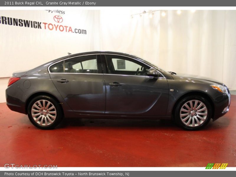 Granite Gray Metallic / Ebony 2011 Buick Regal CXL