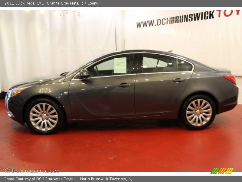 Granite Gray Metallic / Ebony 2011 Buick Regal CXL