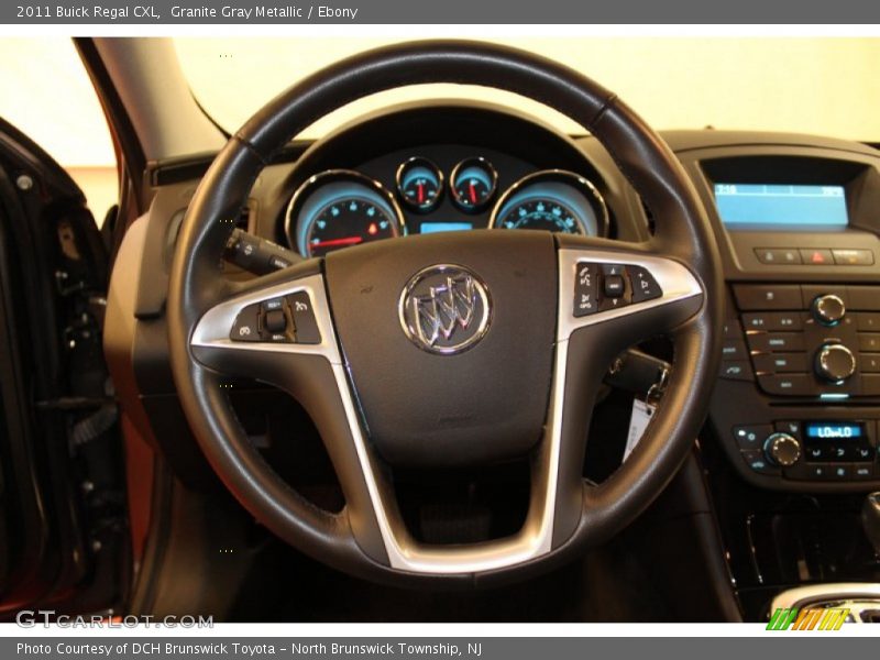 Granite Gray Metallic / Ebony 2011 Buick Regal CXL