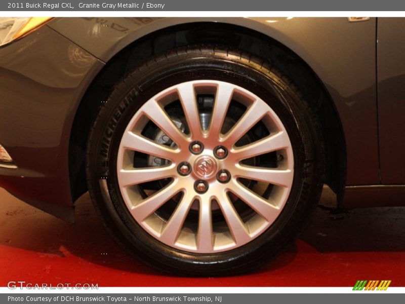 Granite Gray Metallic / Ebony 2011 Buick Regal CXL