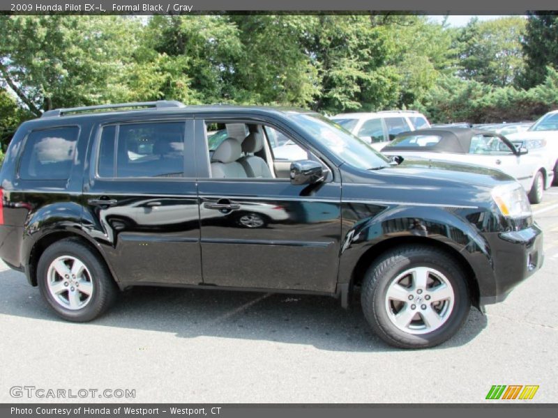 Formal Black / Gray 2009 Honda Pilot EX-L