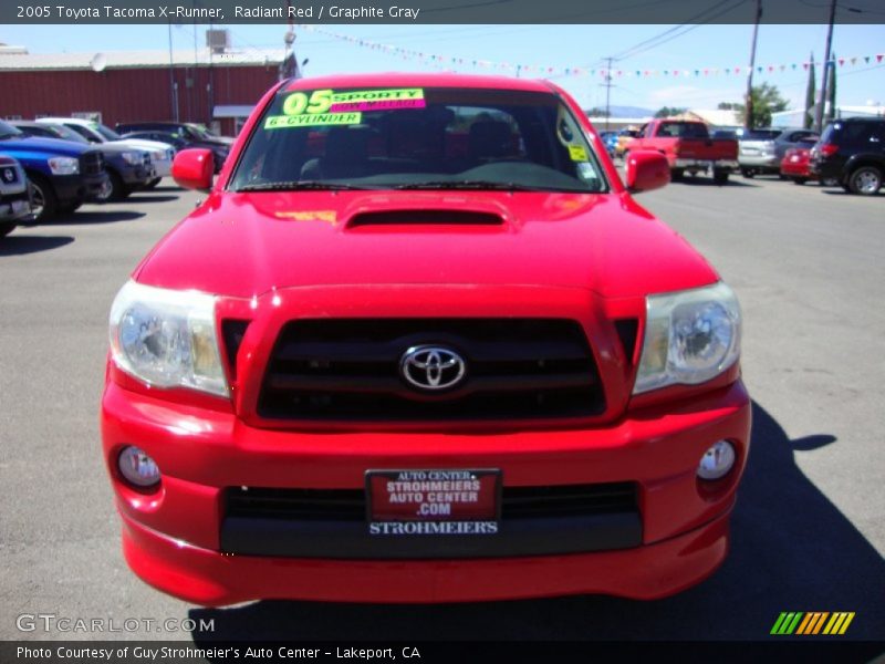 Radiant Red / Graphite Gray 2005 Toyota Tacoma X-Runner