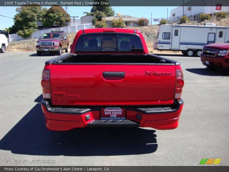 Radiant Red / Graphite Gray 2005 Toyota Tacoma X-Runner