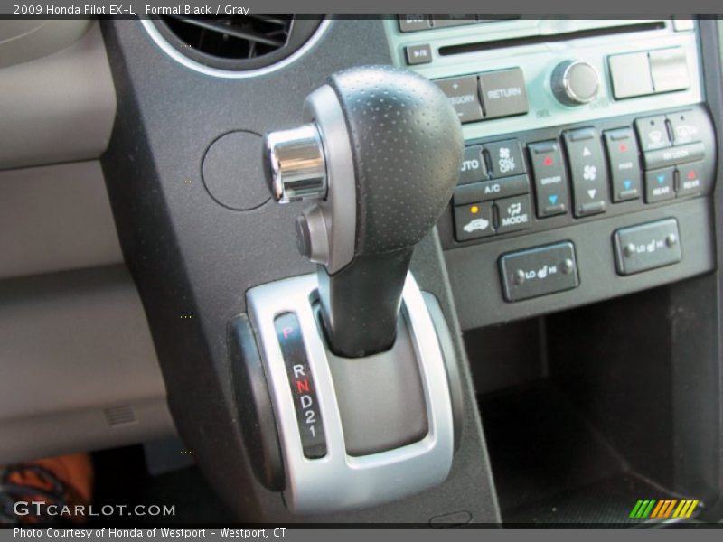 Formal Black / Gray 2009 Honda Pilot EX-L