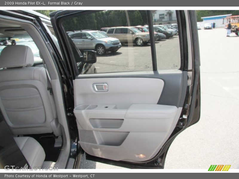Formal Black / Gray 2009 Honda Pilot EX-L