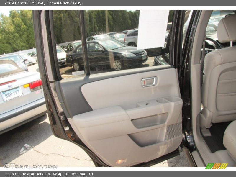 Formal Black / Gray 2009 Honda Pilot EX-L