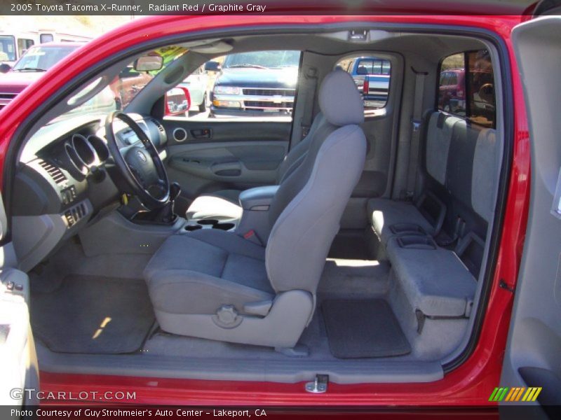 Graphite Gray Interior - 2005 Tacoma X-Runner 