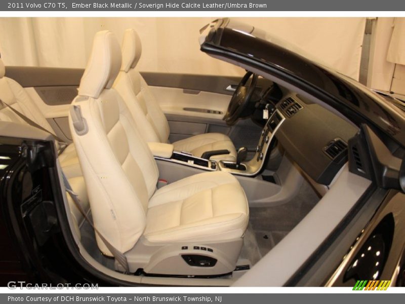 Ember Black Metallic / Soverign Hide Calcite Leather/Umbra Brown 2011 Volvo C70 T5