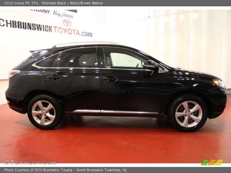 Obsidian Black / Black/Brown Walnut 2010 Lexus RX 350