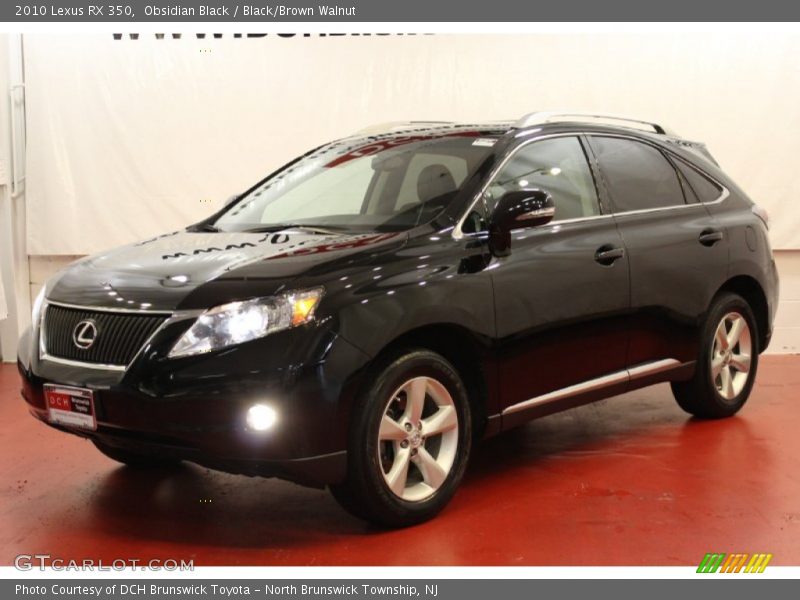 Obsidian Black / Black/Brown Walnut 2010 Lexus RX 350