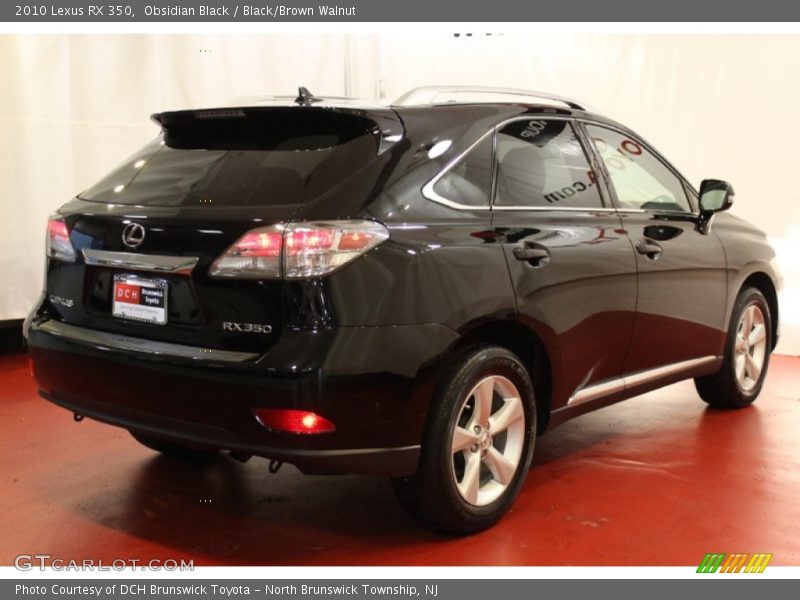 Obsidian Black / Black/Brown Walnut 2010 Lexus RX 350