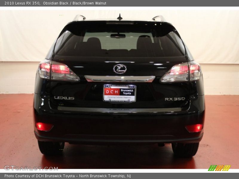 Obsidian Black / Black/Brown Walnut 2010 Lexus RX 350
