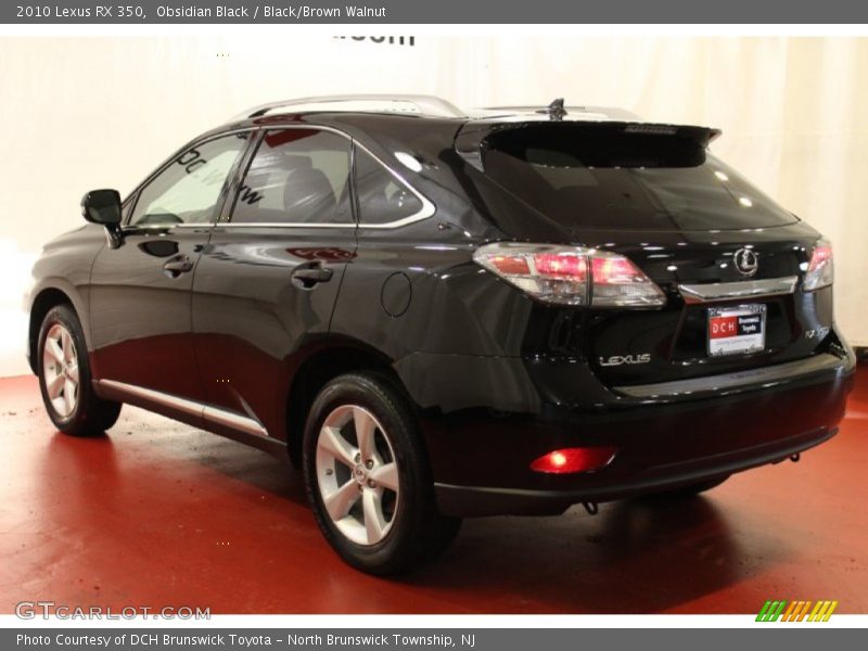 Obsidian Black / Black/Brown Walnut 2010 Lexus RX 350