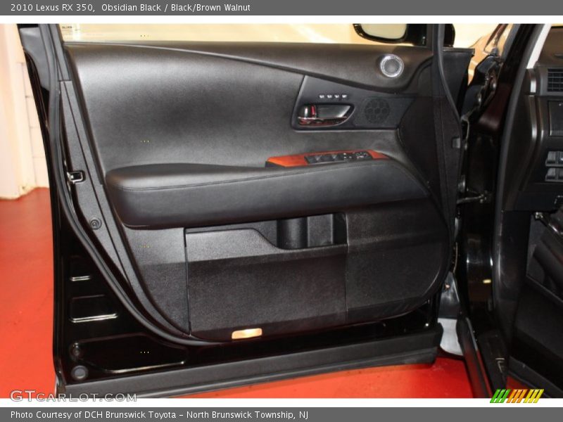 Obsidian Black / Black/Brown Walnut 2010 Lexus RX 350