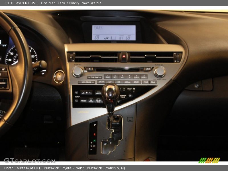 Obsidian Black / Black/Brown Walnut 2010 Lexus RX 350