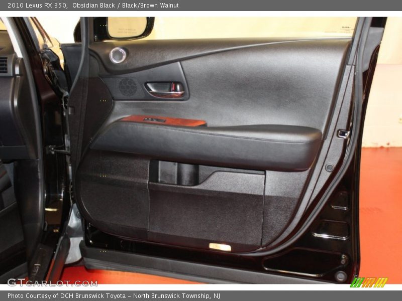 Obsidian Black / Black/Brown Walnut 2010 Lexus RX 350