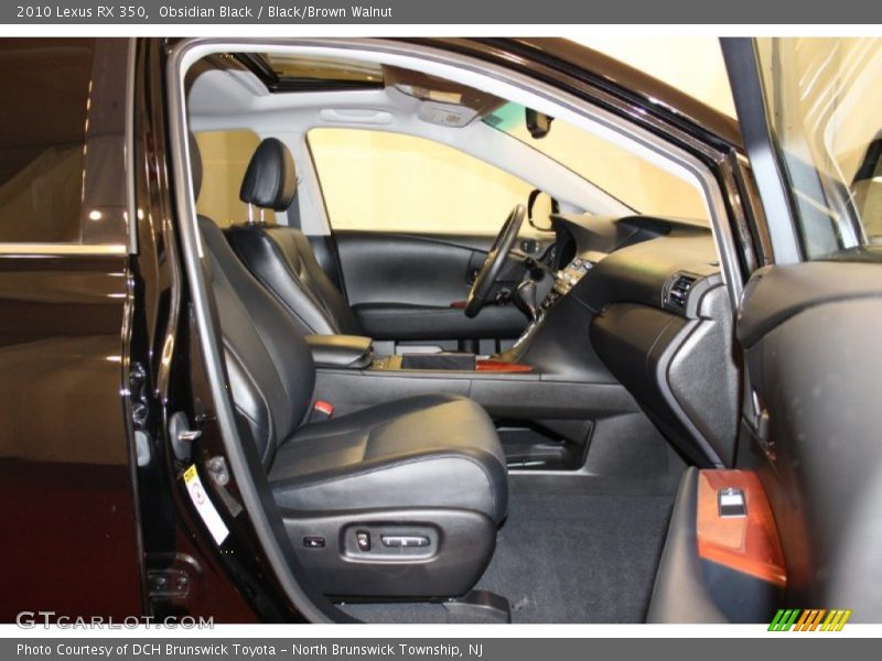 Obsidian Black / Black/Brown Walnut 2010 Lexus RX 350