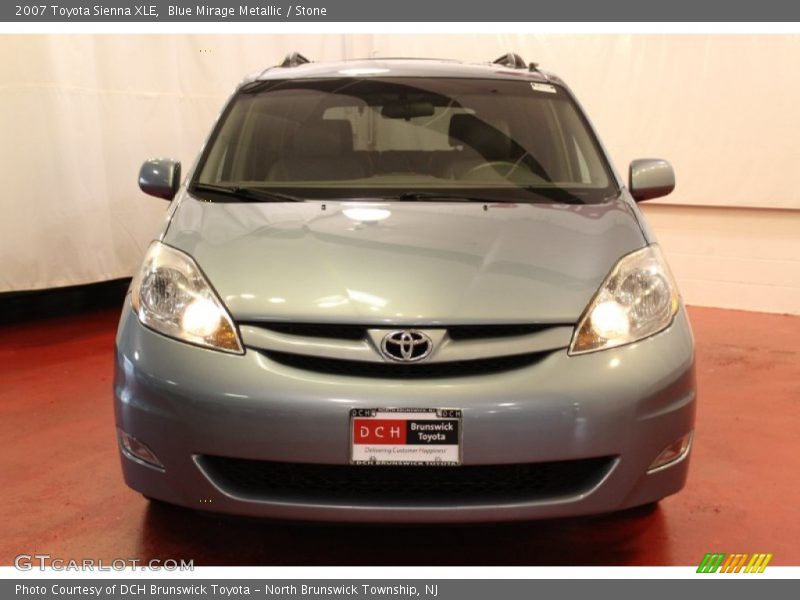 Blue Mirage Metallic / Stone 2007 Toyota Sienna XLE