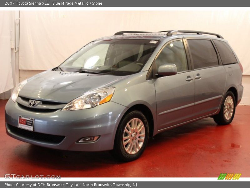 Blue Mirage Metallic / Stone 2007 Toyota Sienna XLE