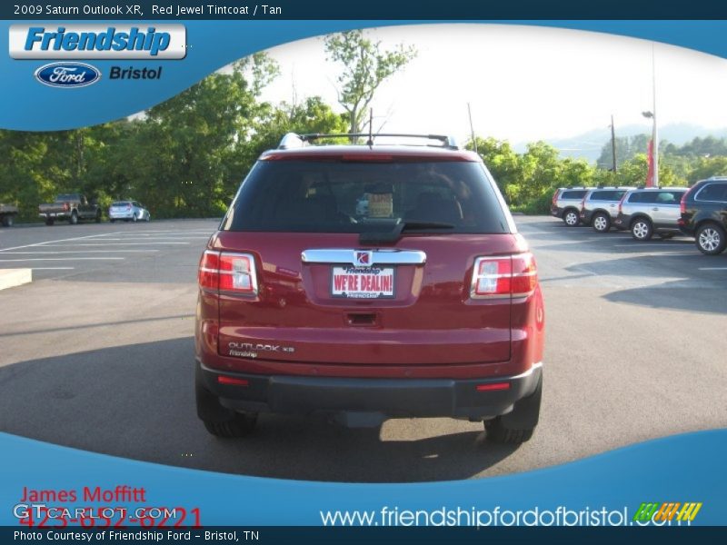 Red Jewel Tintcoat / Tan 2009 Saturn Outlook XR