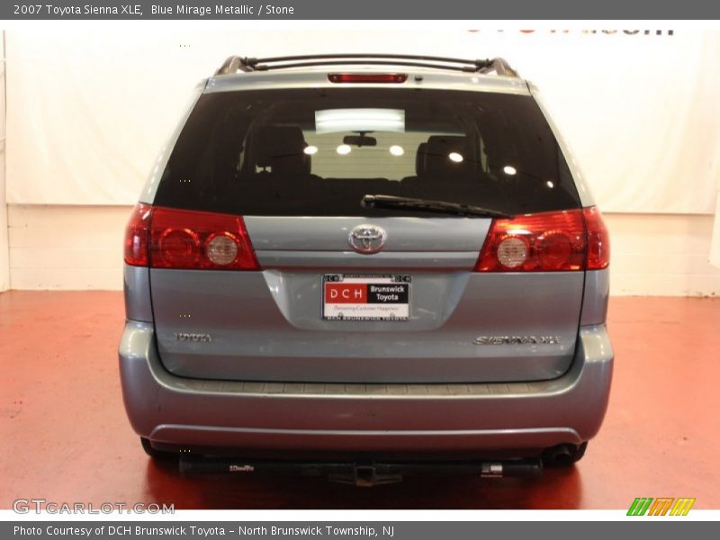 Blue Mirage Metallic / Stone 2007 Toyota Sienna XLE