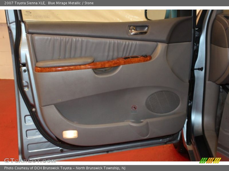 Blue Mirage Metallic / Stone 2007 Toyota Sienna XLE