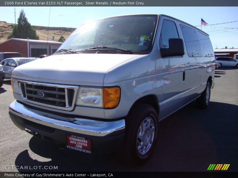 Silver Metallic / Medium Flint Grey 2006 Ford E Series Van E150 XLT Passenger