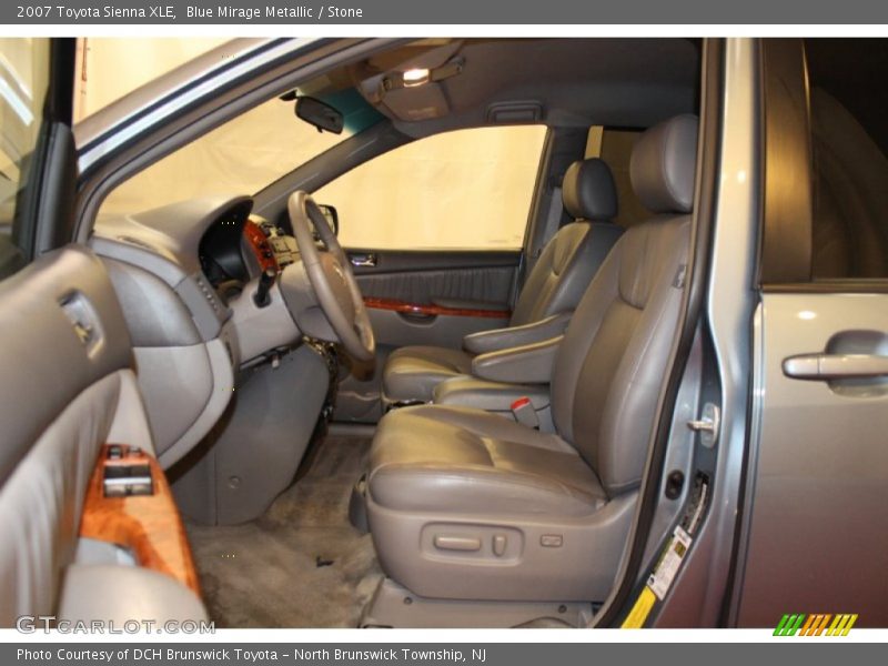 Blue Mirage Metallic / Stone 2007 Toyota Sienna XLE